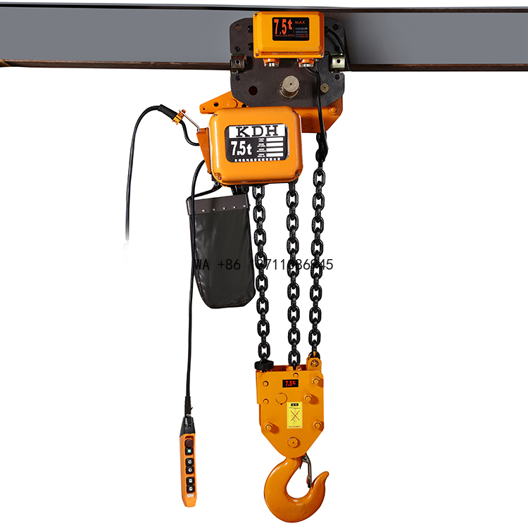 7.5톤 중량 작업용 전기 체인 호이스트 산업용 리프팅 - Heavy Equipment Lift 리뷰 및 가격