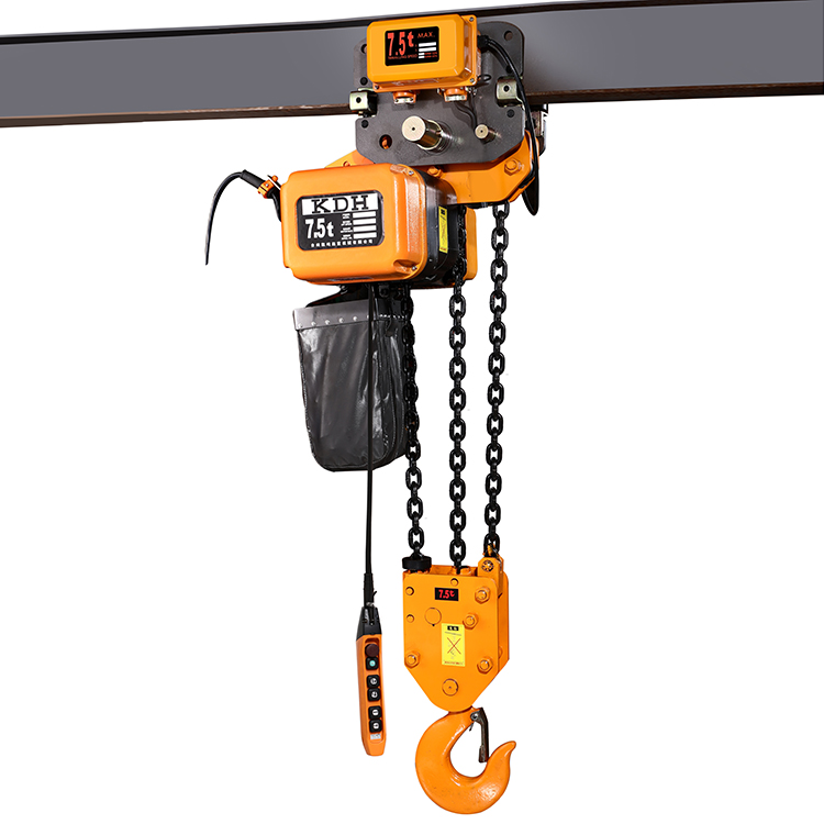 7.5톤 중량 작업용 전기 체인 호이스트 산업용 리프팅 - Heavy Equipment Lift 리뷰 및 가격